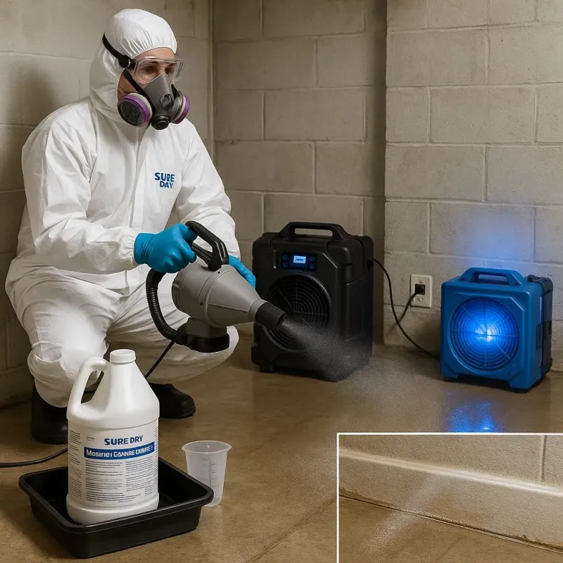 Sanitization and Odor Removal process in Rennerdale, PA