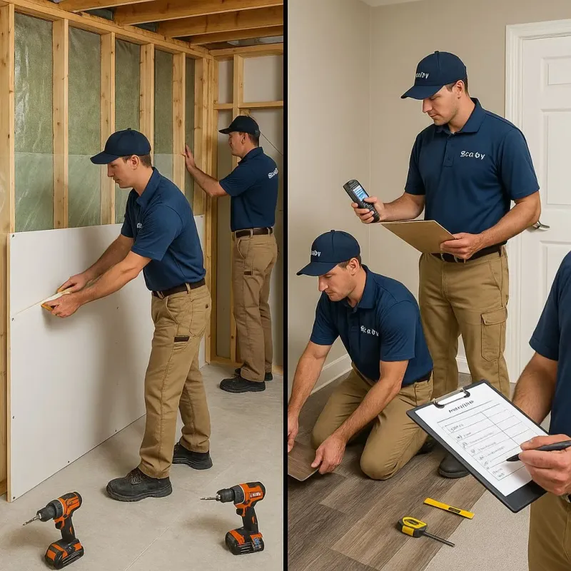 Repairs and Reconstruction process in Rennerdale, PA