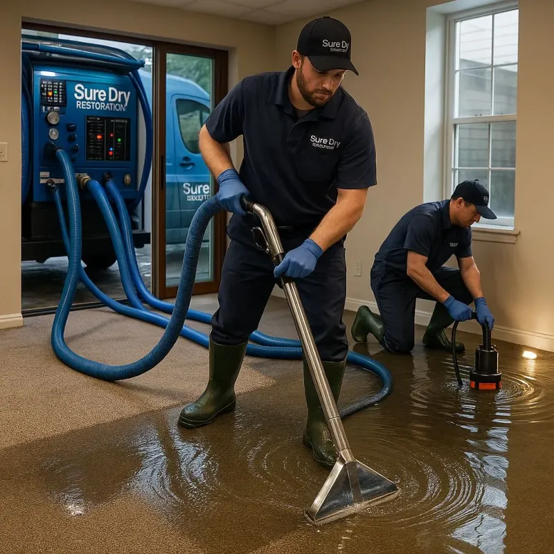Water Extraction and Removal process in Rennerdale, PA